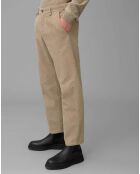 Pantalon Chino Narvik Velours camel