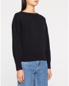 Pull 100% Cachemire Zora col bateau noir