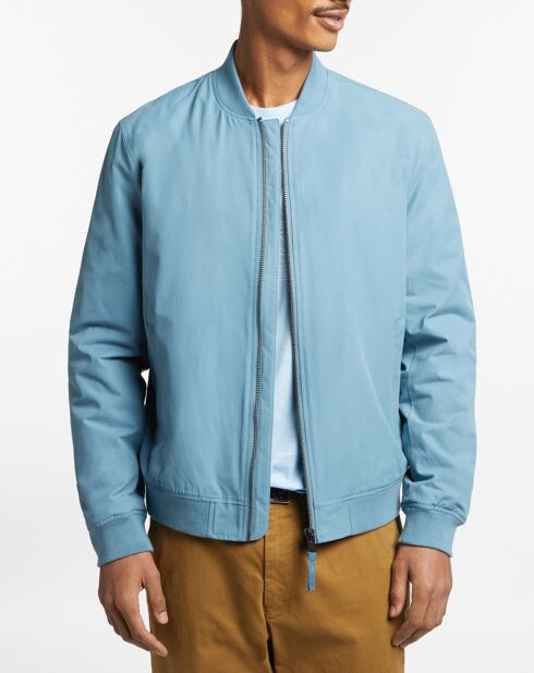 Bombers déperlant bleu gris