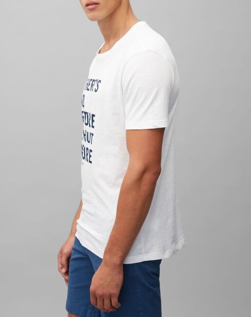 T-Shirt MC Message Coton Organic blanc