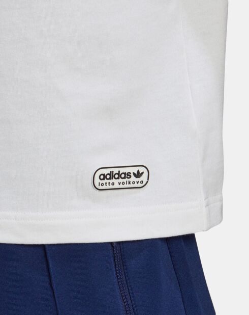 T-Shirt Lotta Volkova Ringer blanc