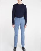 Pantalon ajusté Flex bleu gris