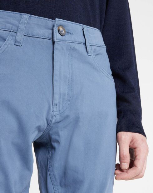 Pantalon ajusté Flex bleu gris