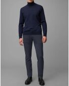 Pantalon Malmo Smart Rayé bleu marine