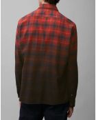 Chemise Carreaux Degradé Sl rouge/bleu