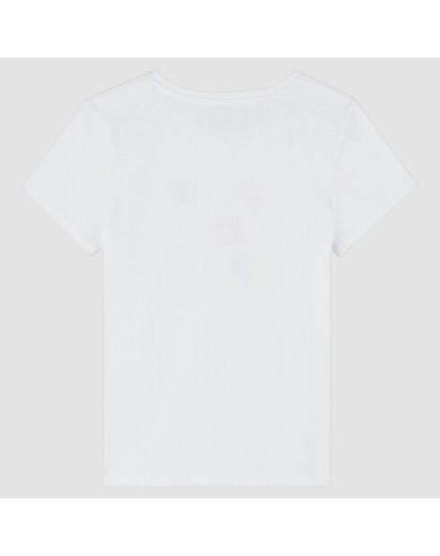 T-Shirt en Coton Room inscription blanc