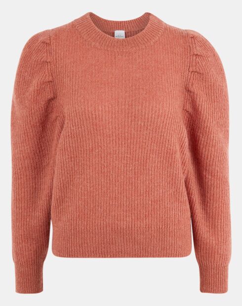 Pull en Laine mélangée Mikael rouge moyen