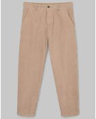 Pantalon Chino Narvik Velours camel