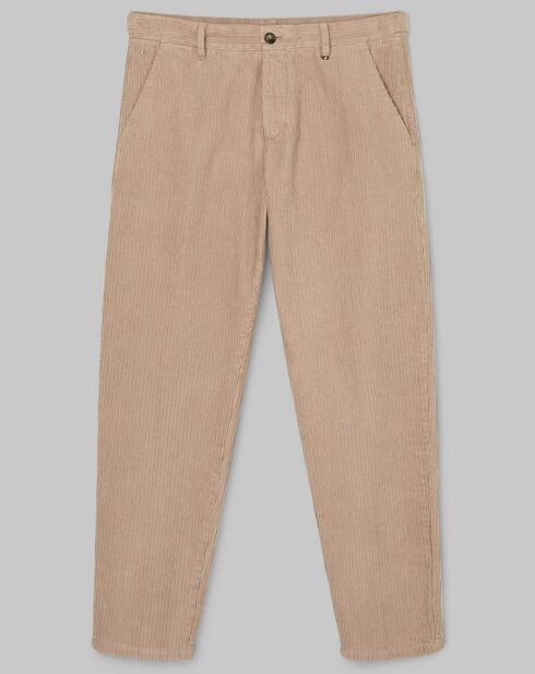 Pantalon Chino Narvik Velours camel