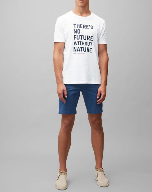T-Shirt MC Message Coton Organic blanc