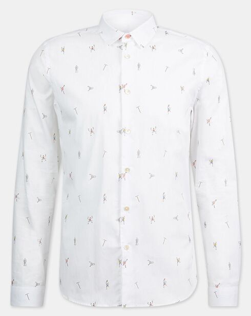 Chemise Petits Bonhommes blanche