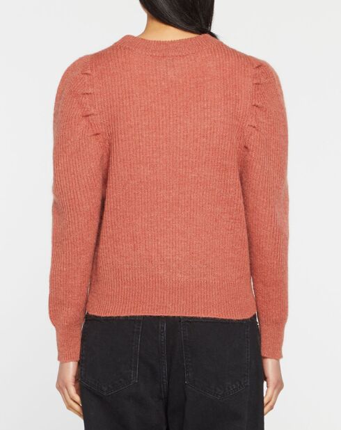 Pull en Laine mélangée Mikael rouge moyen