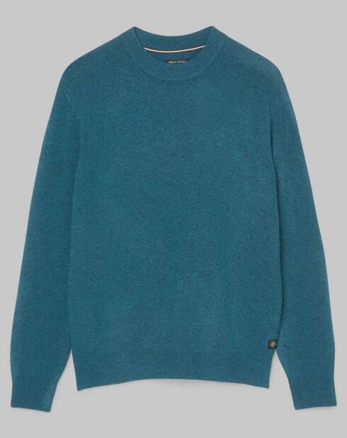 Pull en Laine & Yak bleu turquoise