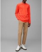 Polo ML Coton Organic Uni orange