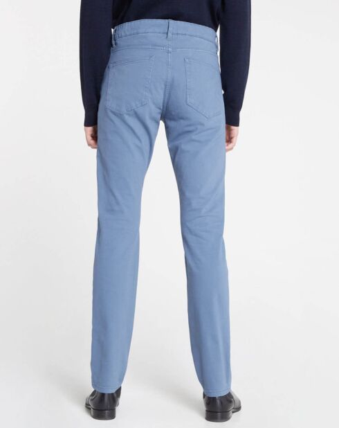 Pantalon ajusté Flex bleu gris