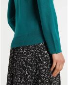 Cardigan en Maille fine Fanny vert foncé