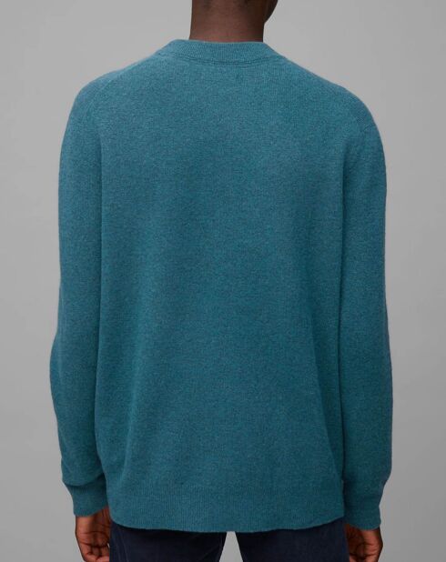 Pull en Laine & Yak bleu turquoise