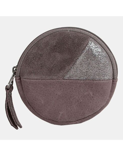 Porte-monnaie Becca gris - D.11 cm