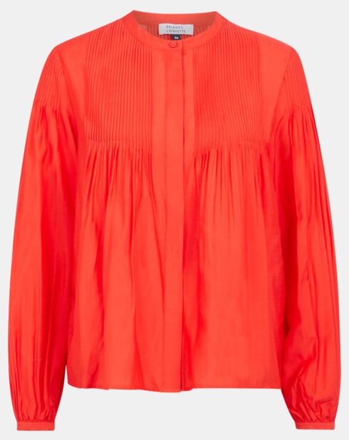 Blouse plissée Gado rouge