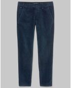 Pantalon Stig Velours Milleraies bleu marine