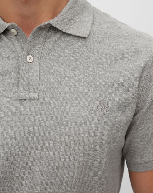 Polo MC Piqué Coton Bio gris