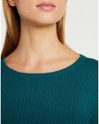 Pull en Maille stretch Franck ajusté vert foncé