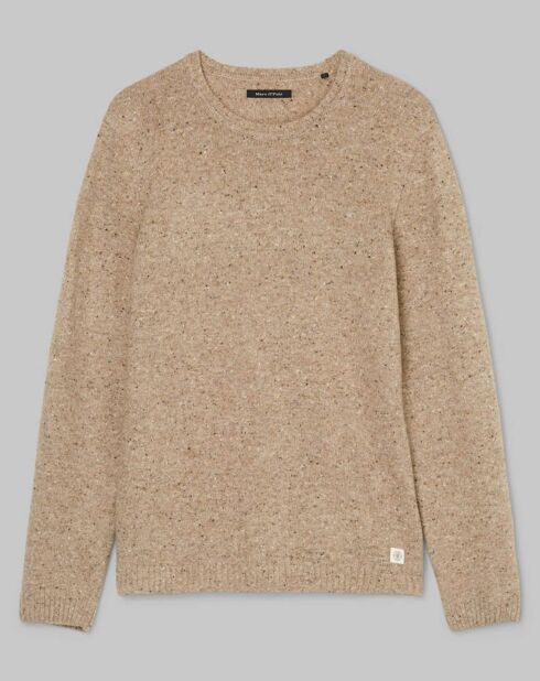 Pull en Laine mélangée camel
