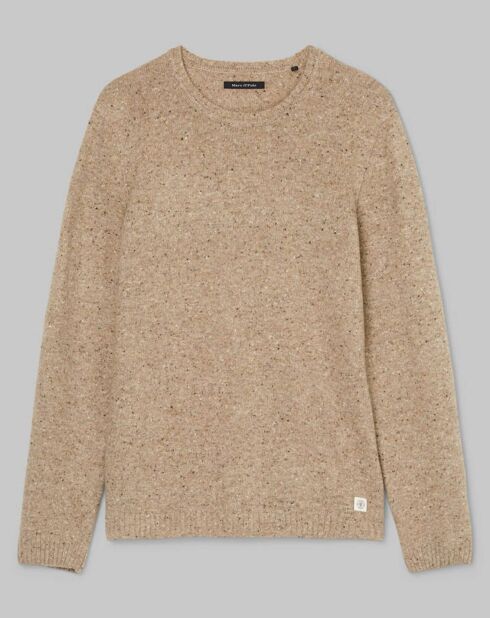 Pull en Laine mélangée camel