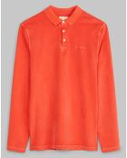 Polo ML Coton Organic Uni orange