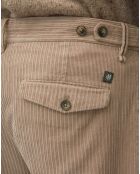 Pantalon Chino Narvik Velours camel