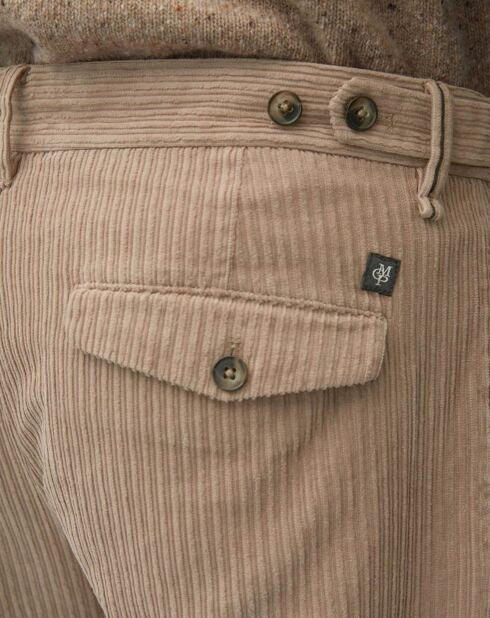 Pantalon Chino Narvik Velours camel