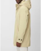 Imperméable Technique à Capuche Non Doublé beige