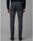 Pantalon Malmo Smart Rayé bleu marine