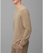 Pull en Laine mélangée camel
