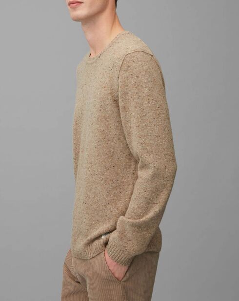 Pull en Laine mélangée camel