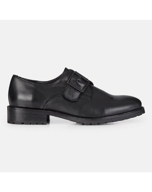 Derbies en Cuir à boucle noires