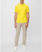 Polo MC Piqué Coton Bio jaune