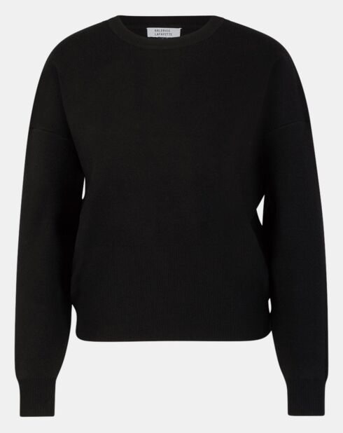 Pull en Maille mélangée Milano noir