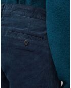 Pantalon Stig Velours Milleraies bleu marine