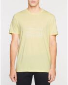 T-Shirt Photprint Graphic Surf jaune clair