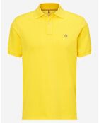 Polo MC Piqué Coton Bio jaune
