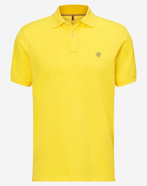 Polo MC Piqué Coton Bio jaune