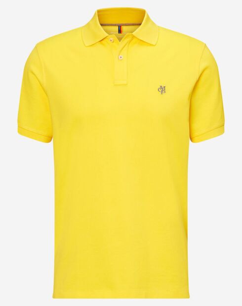 Polo MC Piqué Coton Bio jaune