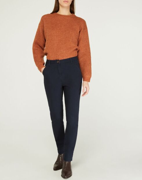 Pantalon chino Bill bleu marine