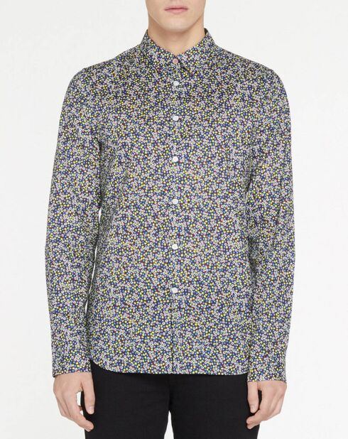 Chemise Fleurs Acid multicolore