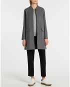 Manteau en Laine mélangée Gali gris chiné