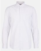 Chemise droite Fantaisie Graphic blanche