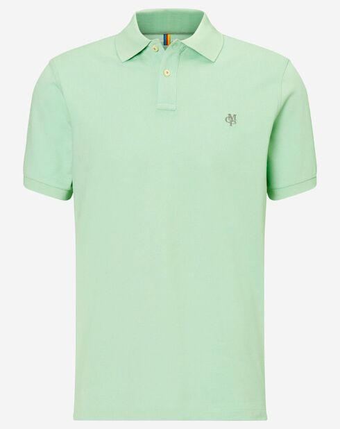Polo MC Piqué Coton Bio vert clair