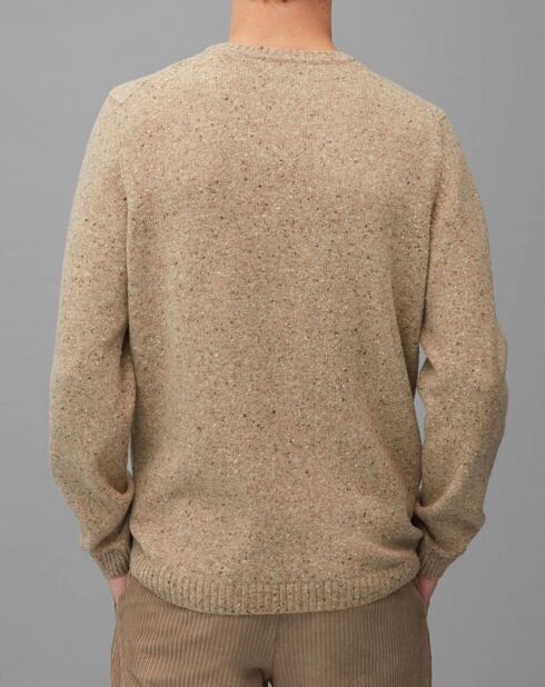 Pull en Laine mélangée camel