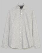 Chemise Mini Pied De Poule Sf grise